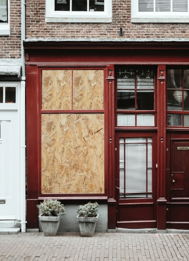 Storefront Board Up