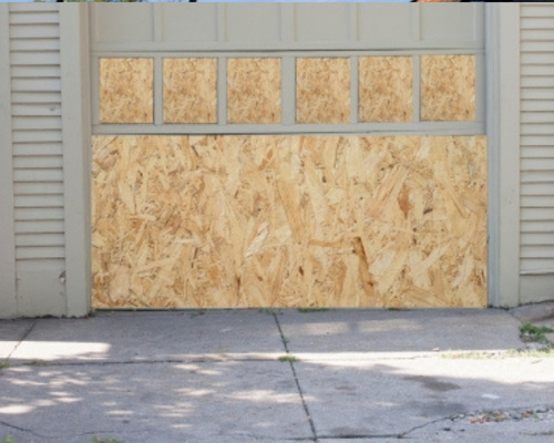 Seattle Garage Door Board Up