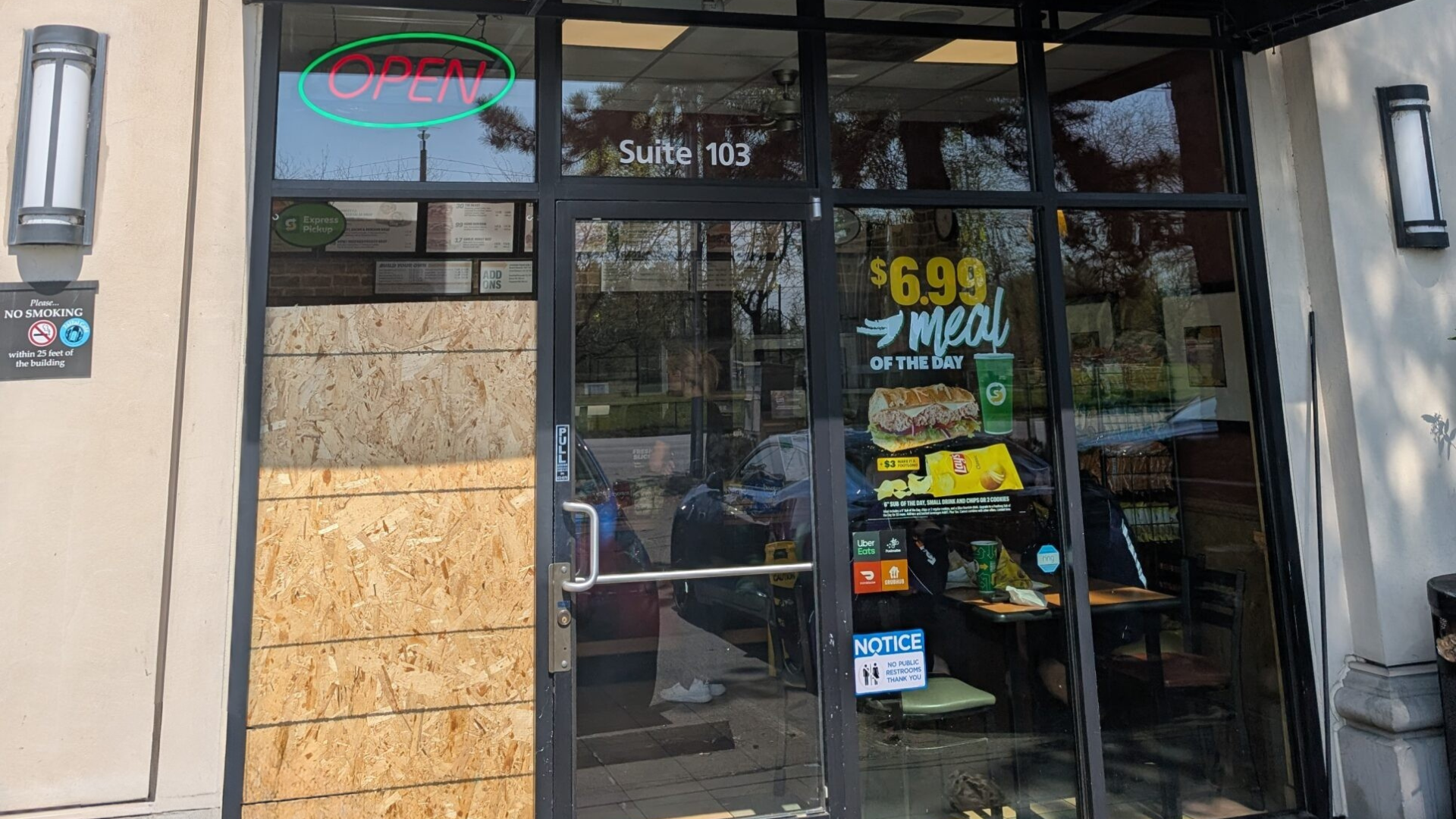 Storefront Board Up